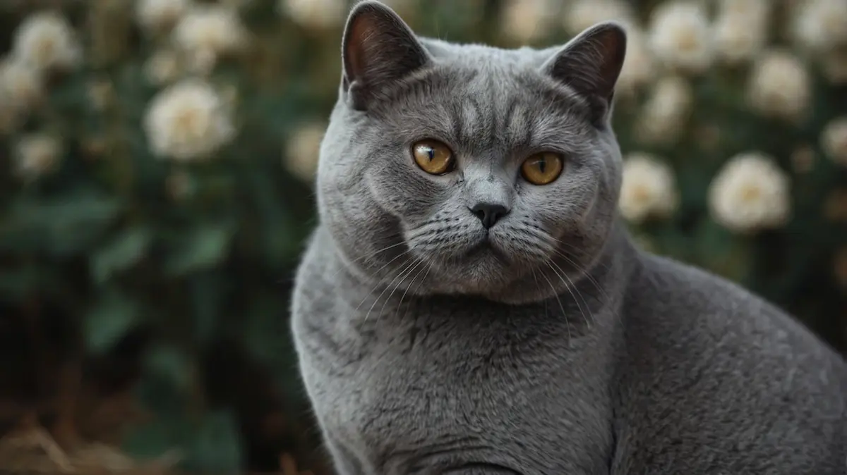 Британская короткошерстная как яркий представитель кошек с плоской мордой